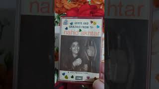 Emi Ki Audio Cassette Singer Nahid Akhtar Geet Aur Ghazals From Ptv [upl. by Nnylyaj]