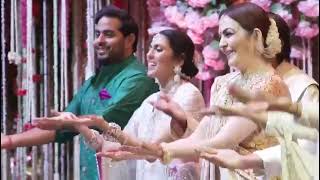 Ambani family dances on ‘Wah Wah Ramji’ at AnantRadhikas engagement [upl. by Bohun88]