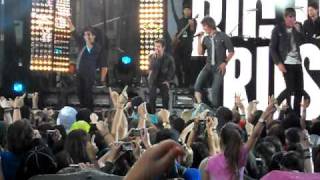 Big Time Rush rocks the stage in Times Square [upl. by Irmine]