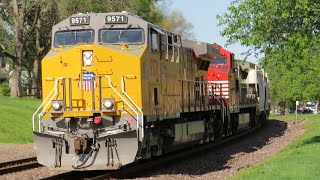 BRAND New Paint Scheme in Action Union Pacific Compilation [upl. by Chloe]