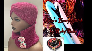 Knit Machine Tutorial 🧶 Cowl and Headband Set Addi Tutorial [upl. by Tanah]