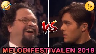 Edward Blom VS Benjamin Ingrosso  Melodifestivalen 2018  FINAL [upl. by Euseibbob323]