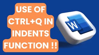 Use Of CtrlQ In MS Word Shortcut Keys  MS Word Tutorials  URDUHINDI 2024 [upl. by Eus]