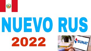 NUEVO RUS  SUNAT 2022 [upl. by Neelyaj]