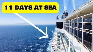 Crossing the ATLANTIC OCEAN on a cruise ship — what its really like spending 11 days at sea [upl. by Yrrep]