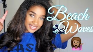 Loose Beach Waves Hair Tutorial [upl. by Stedman]