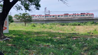 TEST RUNS HANGGANG DULOMGA BAGONG KALSADA PARA SA LRT 1 LRT 1 CAVITE EXTENSION [upl. by Keithley]