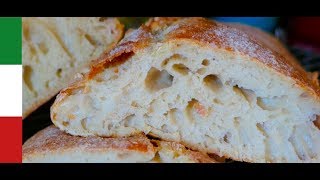 Selbstgemachte Ciabatta Einfach und köstlich [upl. by Yretsym]