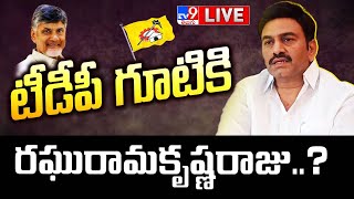 టీడీపీ గూటికి రఘురామకృష్ణరాజు LIVE  RaghuRama Krishnam Raju Likely To Join TDP  TV9 [upl. by Bonn225]