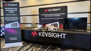 Keysight showcases Time Sync Analyzer at WSTS 2024 San Diego [upl. by Natrav861]