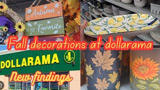 Fall home decorations at Dollarama Canada and some new findings  Autumn 🍂 home reset [upl. by Neala]