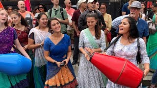 Hare Krishna kirtan by Kishori Yatra at Boston Ratha Yatra 2019 [upl. by Hsaniva]