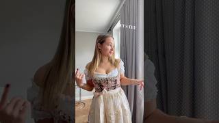 Dirndl aufpimpen dirndl wiesnoutfit [upl. by Sutphin]