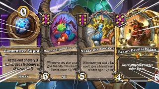 THE PERFECT MENAGERIE SET UP  Hearthstone Battlegrounds [upl. by Aseel]