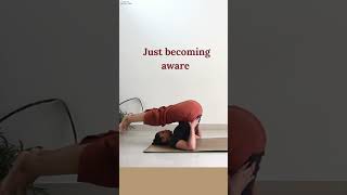 When you feel discomfort in an yoga pose try this shorts  Yoga With Archana Alur Beyond the pose [upl. by Assirhc]