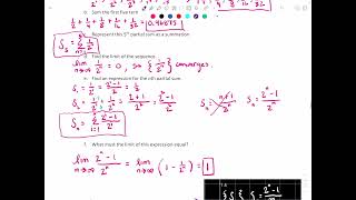 Calculus II 92 Series and Convergence Part 2 Lecture and Examples [upl. by Hcab929]