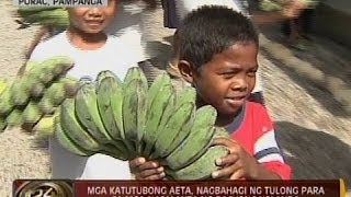 24Oras Mga katutubong Aeta nagbahagi ng tulong para sa mga nasalanta ni Yolanda [upl. by Wivestad]