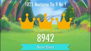 Piano Tiles 2  Nocturne Op 9 No 1 8942 Mid Score Definetly can clear lap [upl. by Bibeau749]