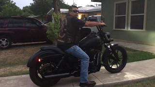 2007 Dyna Street Bob DampD Fat Cat Exhaust SE Cams [upl. by Uolymme]