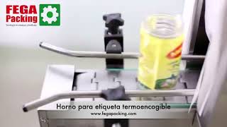 Horno para etiqueta termoencogible [upl. by Volny]