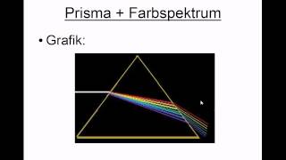 Prisma und Farbspektrum [upl. by Racso873]