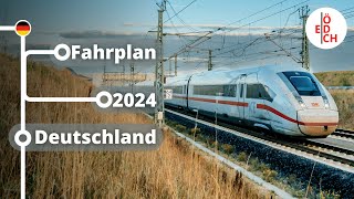 Größtes FernverkehrsAngebot seit 20 Jahren neue Verbindungen und mehr Fahrplan 2024 Deutschland [upl. by Eriuqs]