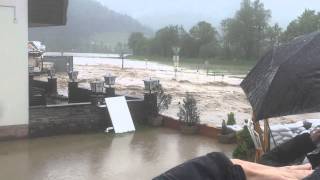 Hochwasser kössen tirol 2013 [upl. by Demetrius]