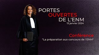 Journée portes ouvertes ENM  Conférence quot La préparation aux concours de lENM quot [upl. by Trilley]