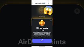 Hamster kombat Airdrop Section UpdatedHamster kombat new updatehamster kombat listing shorts [upl. by Doner719]