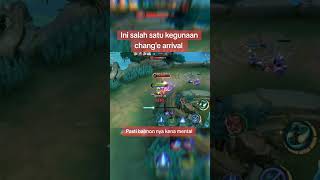 Inilah salah satu kegunaan spell arrival mobilelegends mlbb change [upl. by Nocam]