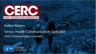 CDC’s CERC Communication Channels [upl. by Yates684]