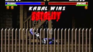 Mortal Kombat Trilogy All Finishing Moves [upl. by Nnylyaj]