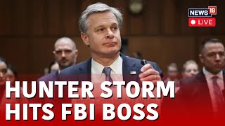 USA News LIVE  FBI Chief Christopher Wray LIVE  US Senate House Committee Hearing LIVE  N18L [upl. by Hana]