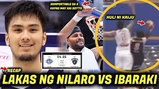 Lakas ng nilaro vs ibaraki Kai Sotto recap Solid na supalpal inabot ng kalaban double double Kai [upl. by Melamed]