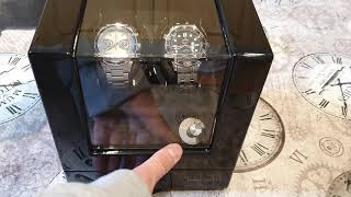 Triple Tree Watch Winder for 2 Automatic Watches  Good Christmas Gift [upl. by Zetroc491]