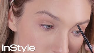 How to Use an Eyebrow Pencil  InStyle [upl. by Ymirej]