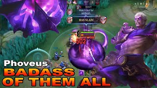 UNSTOPPABLE Phoveus Easy Rank Up  Mobile Legends [upl. by Nnairb]