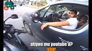 Türk Motovlog Kanallarının Komik Anları Derlemesi 2Hem Alkol Hem İçki  Aptal Sarışın d [upl. by Ayra]