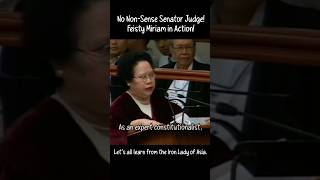 WALKING LIBRARY Umaapaw na katalinuhan ni senator miriam ❤️trending viralvideo fyp [upl. by Muiram310]