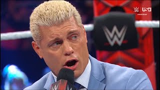 Cody Rhodes promises to end the story  WWE RAW 3112024 [upl. by Sybyl]