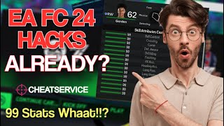 How to hack in EA FC 24 Ultimate Team  99 Stats amp GTF hacks  PC [upl. by Anayad261]