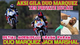 HEBOH💥CRASH PARAH MORBIDELLI DUO MARQUEZ JADI HERO💥MOTOGP 2024 [upl. by Junko]