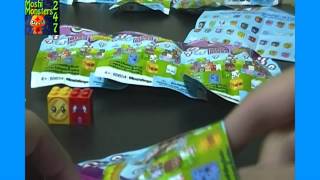 Opening 4 Moshi Monsters Moshlings Mega Bloks Series 2 Blind Packs [upl. by Fidelio517]