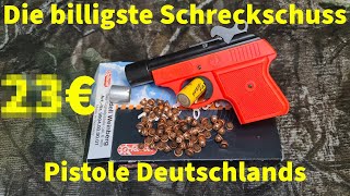 Die billigste Schreckschuss Pistole Deutschlands Record Weinberg Review [upl. by Nadabas]