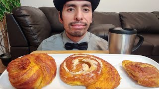 MAPLE ALMOND CHOCOLATE AND LEMON PASTRIES DESSERT MUKBANG EATING SHOW [upl. by Rorke]