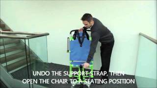 Evacuation Chair Instructional English Subtitles [upl. by Ardyth]