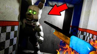 YOU CAN DEFEAT THE ANIMATRONICS WITH THIS  FNAF Bubbas Diner NEW ENDING [upl. by Ocirled]