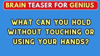 ONLY A GENIUS CAN ANSWER THESE 25 TRICKY RIDDLES 🧠💡 Brain Teaser for Genius 🕵🔎  Quiz Brainly [upl. by Mccormick]