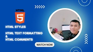 HTML ESP 05  HTML Styles HTML Text Formatting amp HTML Comments [upl. by Aillimat]
