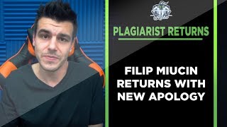 NEWS Confirmed Plagiarist Filip Miucin returns with an apology video [upl. by Novla]